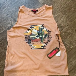 Women’s Rock and roll denim tank top